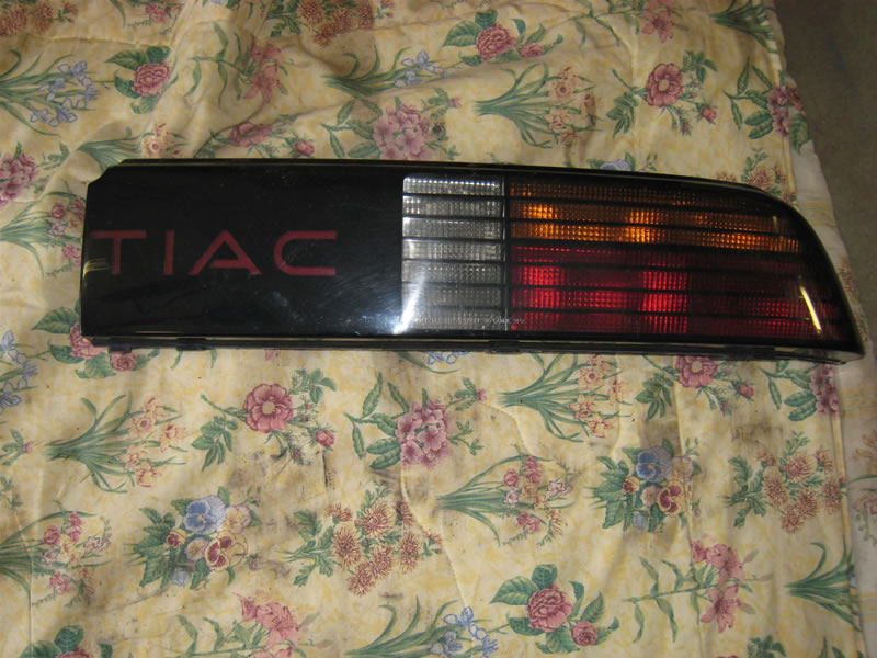 Spare right taillight