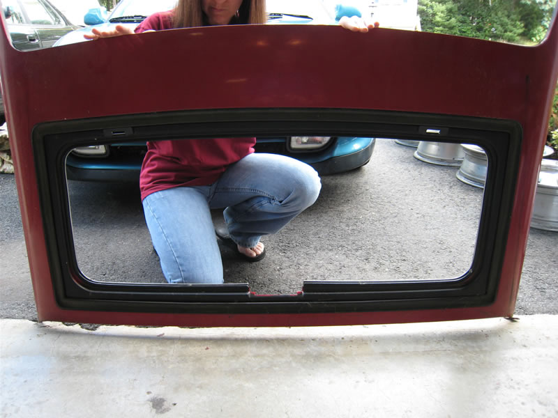 Closeup of roof piece