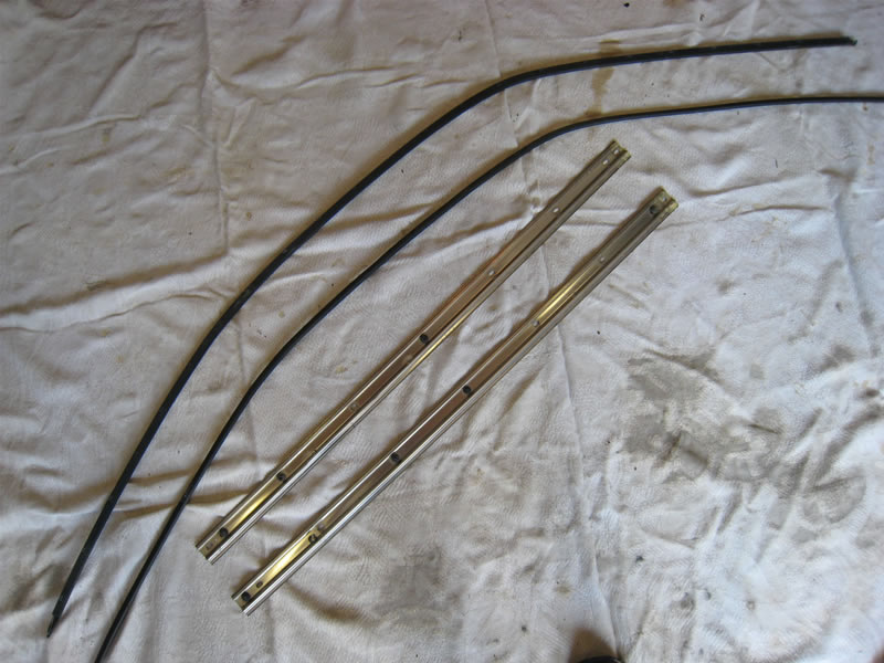 Rain gutters in very good shape