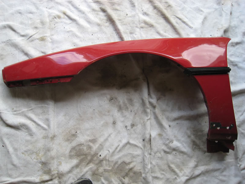 Fender not sanded yet