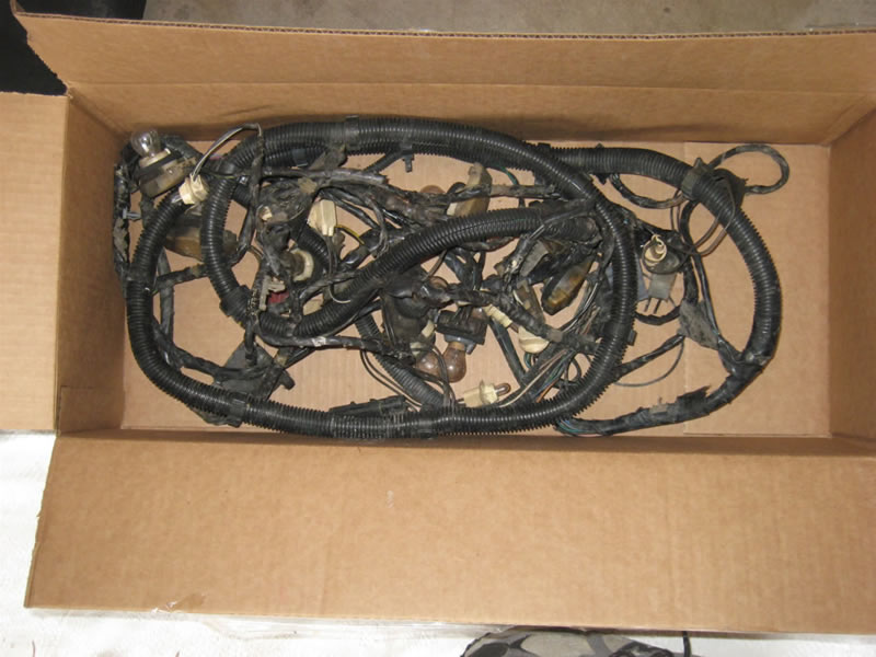 Rear lamp wiring harness